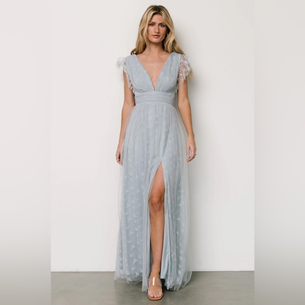 Baltic Born Caterina Tulle Maxi Dress NWT